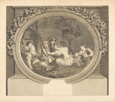 教育こそがすべて 作： Nicolas Delaunay after Jean Honoré Fragonard