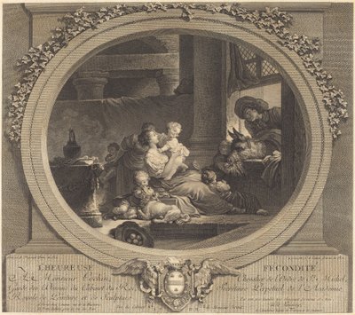 幸せな豊穣 作： Nicolas Delaunay after Jean Honoré Fragonard