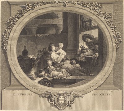 幸せな豊穣 作： Nicolas Delaunay after Jean Honoré Fragonard