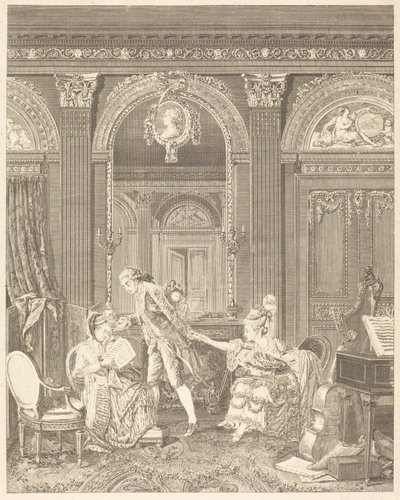 スウィートチケット 作： Nicolas Delaunay after Nicolas Lavreince