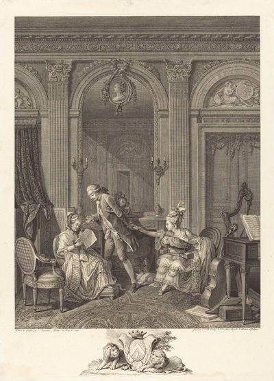 スウィートチケット 作： Nicolas Delaunay after Nicolas Lavreince