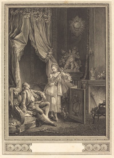 使い果たされた矢筒 作： Nicolas Delaunay after Pierre Antoine Baudouin