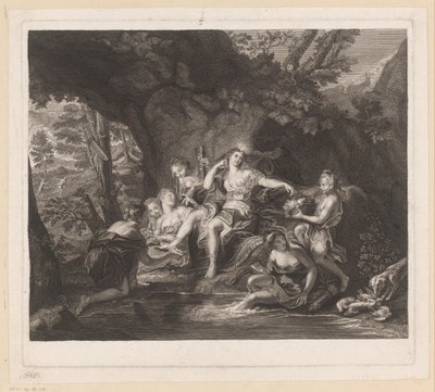 ダイアナの浴場 作： Nicolas Gabriel Dupuis (attributed to)