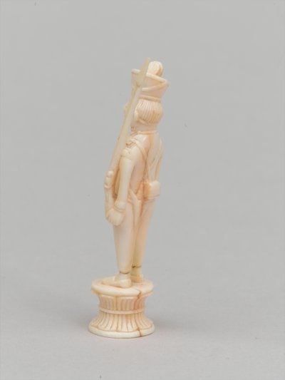 白のポーン、チェスの駒、インド 作： Nicolas Guerard