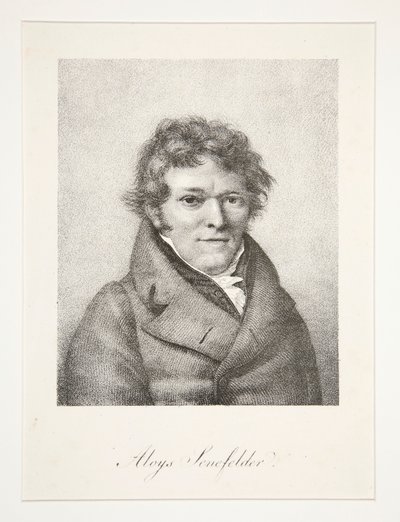 アロイス・セネフェルダーの肖像 作： Nicolas Henri Jacob
