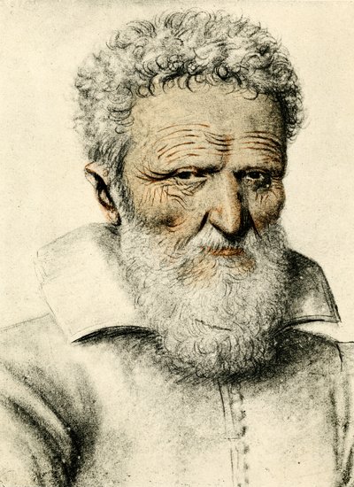老人の肖像画 作： Nicolas Lagneau or Lanneau