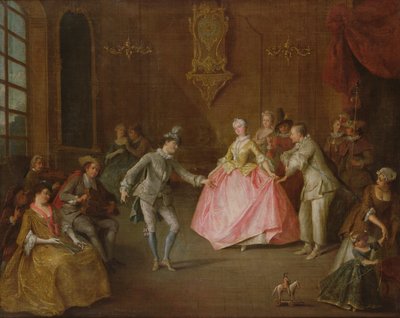 ボールの前 作： Nicolas Lancret