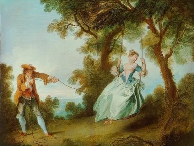 スイング。 1730 作： Nicolas Lancret