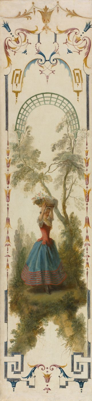 園芸、c。 1723-1727。 作： Nicolas Lancret