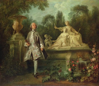 俳優グランヴァルの肖像、1742年頃（キャンバスに油彩） 作： Nicolas Lancret