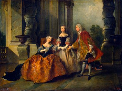 トマ・コルネイユ作『エセックス伯爵の悲劇』の一場面、1734年。 作： Nicolas Lancret