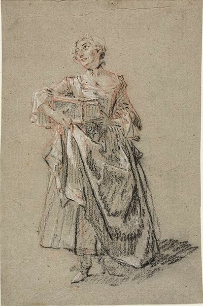 女性の研究 作： Nicolas Lancret