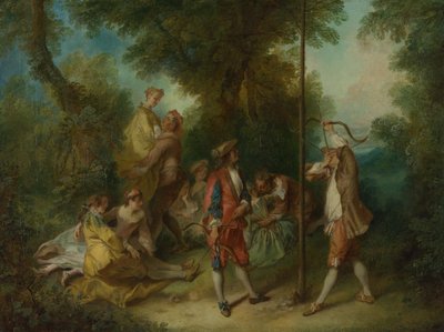 人類の4つの年齢：成熟、1735年頃 作： Nicolas Lancret