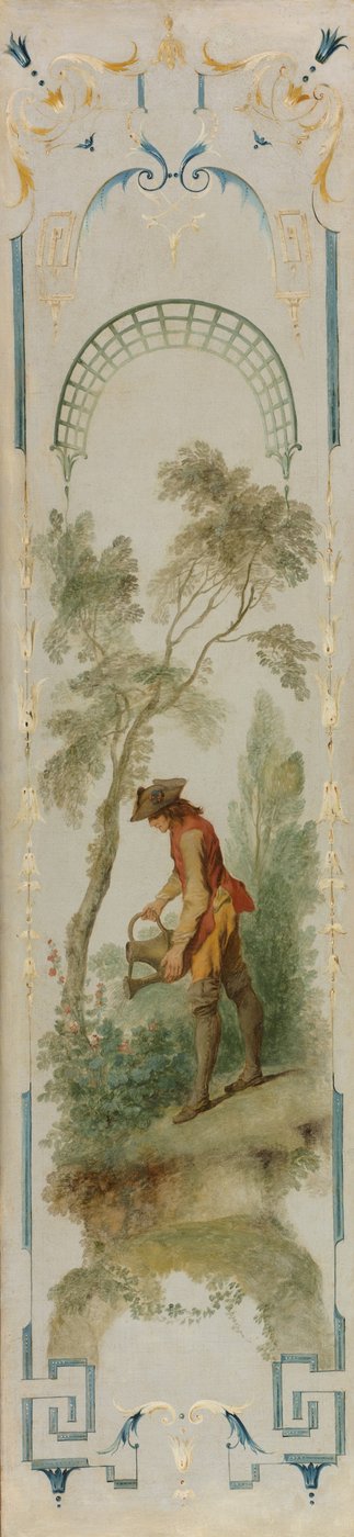 庭師》1723-27年頃（油彩・カンヴァス） 作： Nicolas Lancret