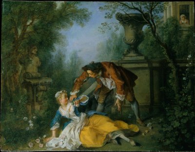 正当化されるしもべ 作： Nicolas Lancret