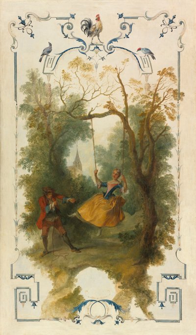 ブランコ 1723-27年頃 油彩・カンヴァス 作： Nicolas Lancret
