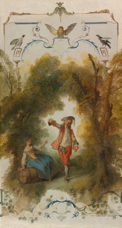 葡萄畑 1723-27年頃（油彩・カンヴァス） 作： Nicolas Lancret