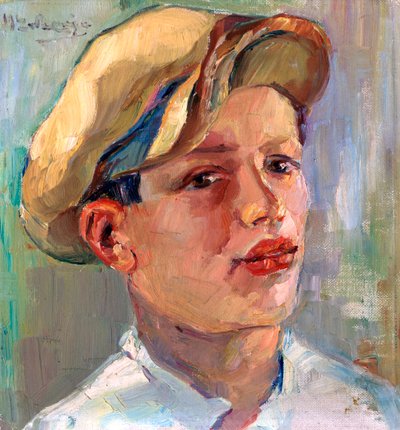 「若い男の肖像」、c1883-1927 作： Nicolas Lytras