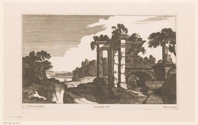 古代遺跡のある風景 作： Nicolas Perelle