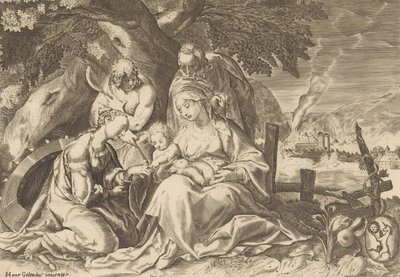 聖カタリナの婚約。 作： Nicolas Perrey