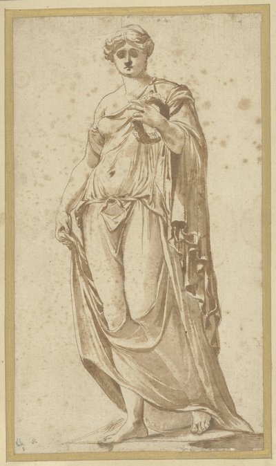 正面から見たフローラ・ファルネーゼ 作： Nicolas Poussin (possibly)