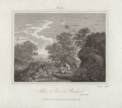 アダムとイブ 作： Nicolas Poussin