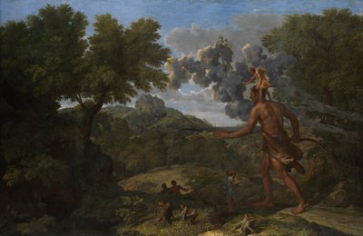 日の出を探す盲目のオリオン、1658年。 作： Nicolas Poussin