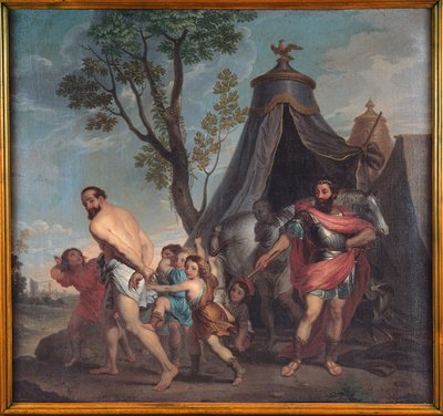 カミルスとファレリの校長 作： Nicolas Poussin