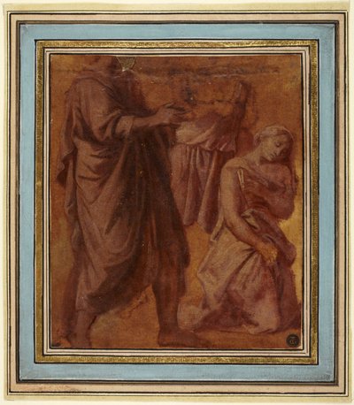 キリストと姦通の女 作： Nicolas Poussin