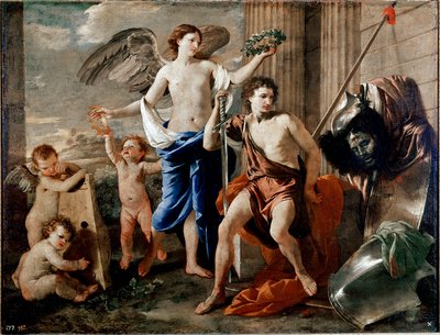 デビッドの勝利。ニコラ・プッサンの絵画 作： Nicolas Poussin
