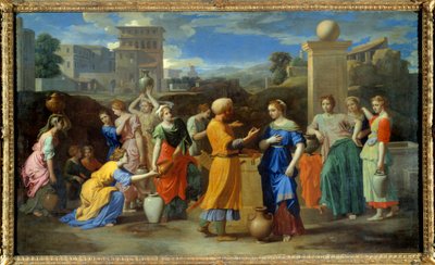 エリエゼルとレベッカ 作： Nicolas Poussin