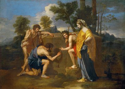 アルカディアの羊飼い（アルカディア自我のEt） 作： Nicolas Poussin