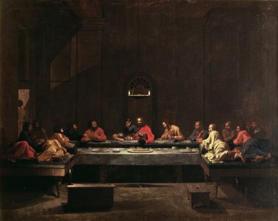 聖餐式、1638〜40年頃 作： Nicolas Poussin