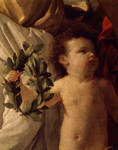 詩人の霊感」 1630年頃 ニコラ・プッサン（1594-1655）作 油彩・キャンバス 作： Nicolas Poussin