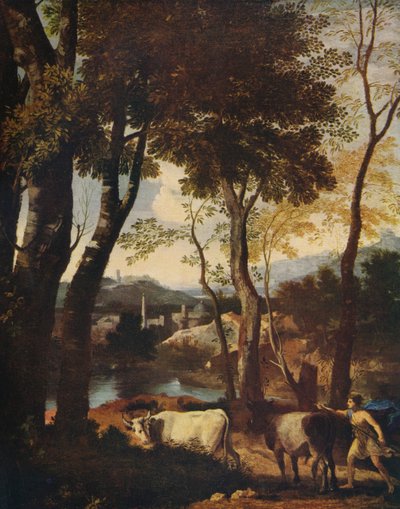 風景、c1630 作： Nicolas Poussin