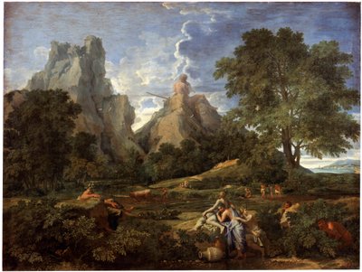 ポリフェムスのいる風景、1649年。 作： Nicolas Poussin