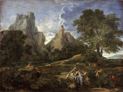 ポリフェムスのいる風景、1649 作： Nicolas Poussin