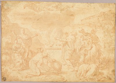 ノアの犠牲 作： Nicolas Poussin