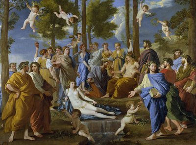 パルナッソス、1631 作： Nicolas Poussin