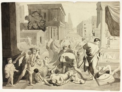 アシュトッドの疫病 作： Nicolas Poussin