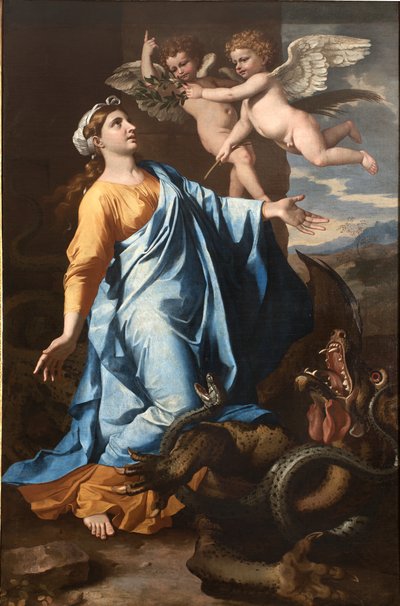 セントマーガレット 作： Nicolas Poussin