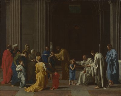 7つの秘跡：確認、約1637-1640 作： Nicolas Poussin