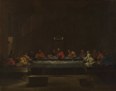 7つの秘跡：聖体、約1637-1640 作： Nicolas Poussin