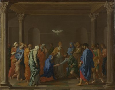 七つの秘跡：結婚、およそ1637-1640 作： Nicolas Poussin
