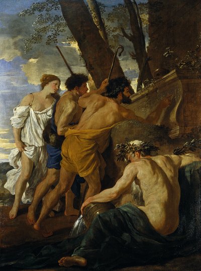 アルカディアン・シェパード」（油彩・キャンバス 作： Nicolas Poussin