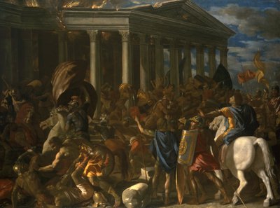 エルサレム神殿の破壊と袋 作： Nicolas Poussin