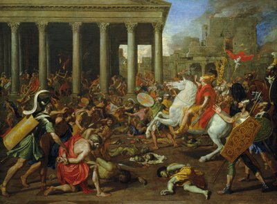 タイタスによるエルサレムの寺院の破壊、1638/39年頃 作： Nicolas Poussin