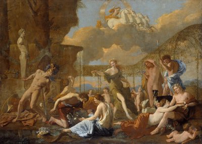 フローラの帝国、1631 作： Nicolas Poussin