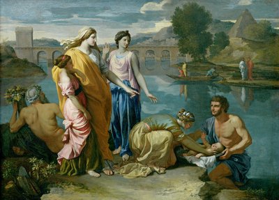 モーセの発見 作： Nicolas Poussin