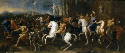 Meleagerの狩猟、1634-9年 作： Nicolas Poussin